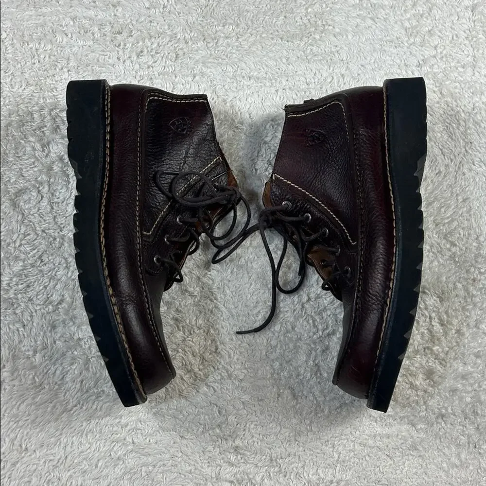Ariat 4LR brown‎ leather boots - size 10 D